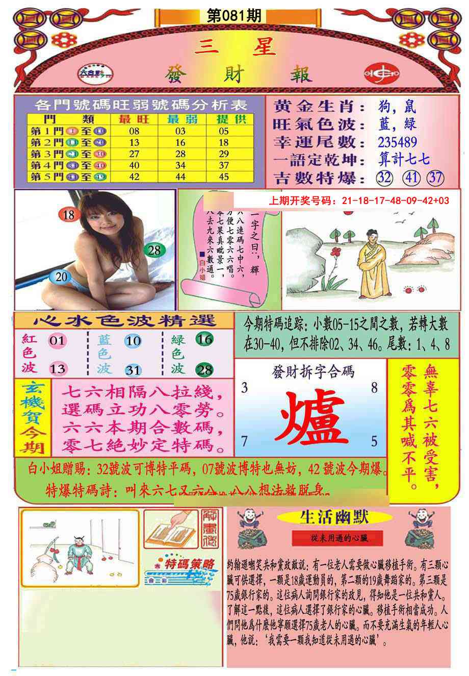 081期三星发财报(推荐)[图]